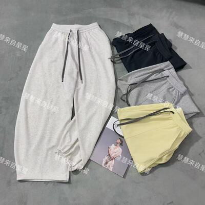 慧慧来自星星女装店 88023新款四色时尚百搭 光板贴片弯刀裤N2