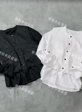 慧慧来自星星女装店 86002新款两色欧版大气时尚款 假两件衬衫