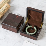 Изумрудное ювелирное украшение из нефрита, браслет, упаковка из грецкого ореха, четки из круглых бусин, коробка для хранения, делается под заказ, с печатью вашего логотипа