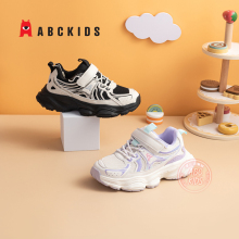 abckids童鞋老爹鞋2024秋季新款运动鞋男童篮球鞋休闲鞋透气网面
