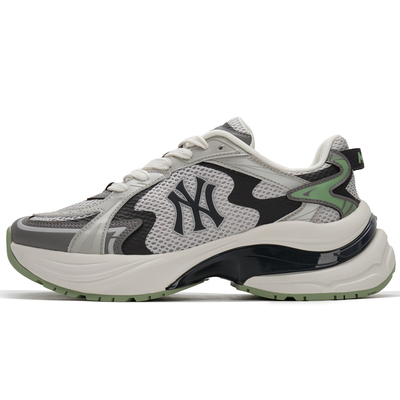 MLB官方 男鞋女鞋复古流浪鞋跑鞋网面老爹鞋透气运动鞋3ARNSPL4N