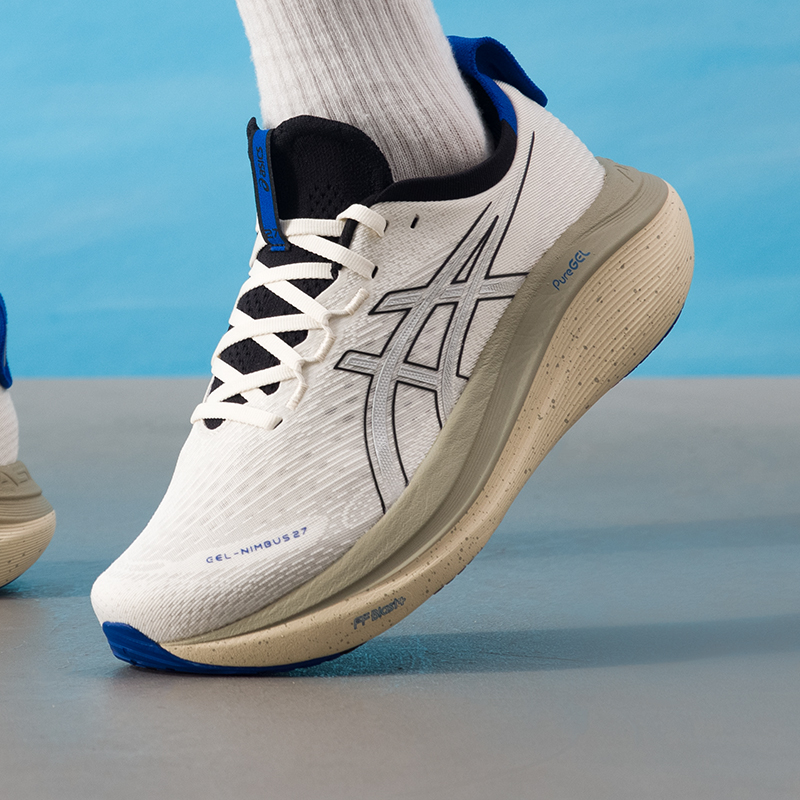 亚瑟士跑步鞋男鞋GEL-NIMBUS 27新款轻量透气缓震运动训练跑鞋