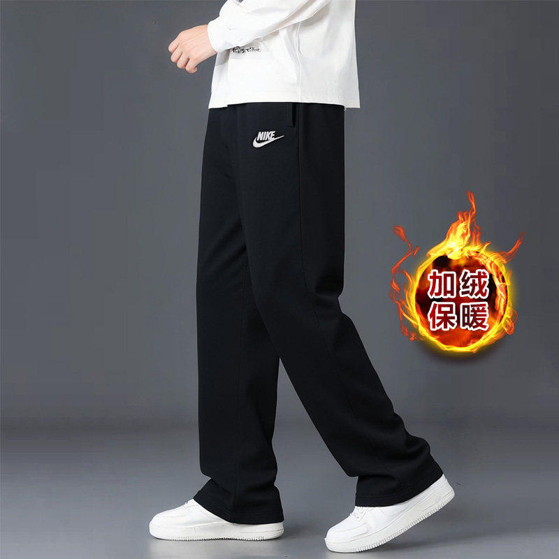 耐克加绒裤子男裤正品2026秋冬新款运动卫裤休闲裤校服长裤直筒裤