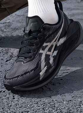 亚瑟士厚底低帮运动鞋男鞋秋季新款SUPERBLAST 2跑步鞋户外慢跑鞋