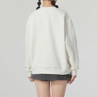 加绒健身训练休闲卫衣套头衫 运动服时尚 AWT443 Balance女款 New