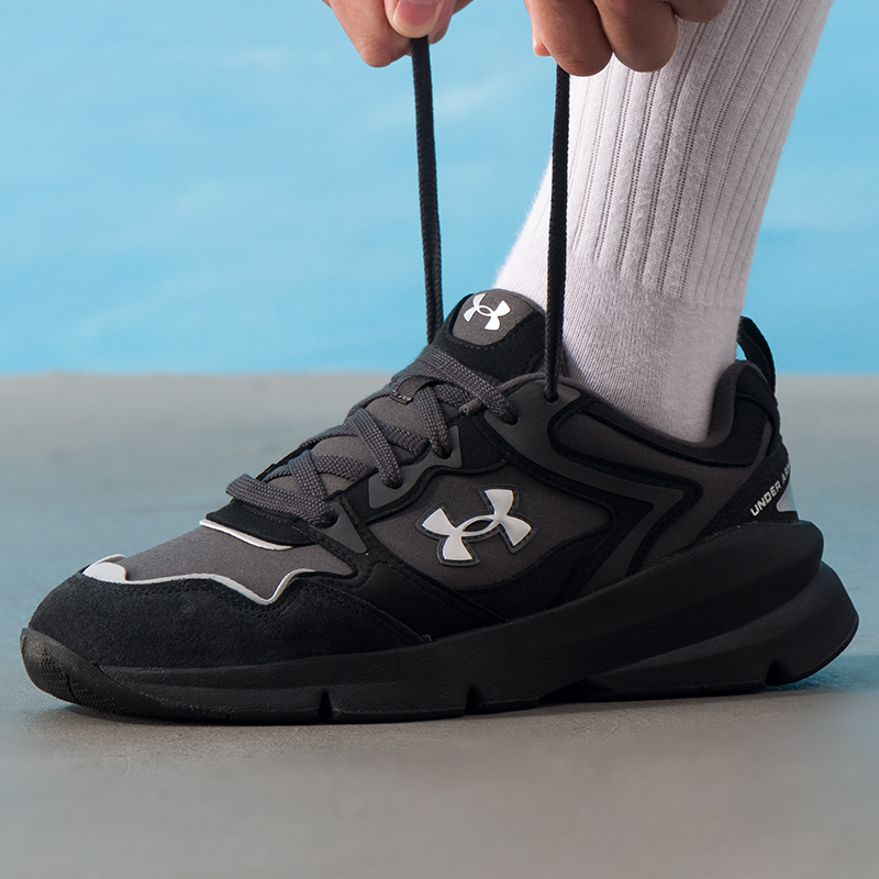 UA安德玛官方运动鞋男鞋女鞋秋冬新款低帮情侣休闲鞋轻便跑步鞋子