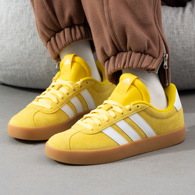 阿迪达斯黄色低帮板鞋男鞋女鞋春季新款情侣休闲鞋运动鞋子JP8570