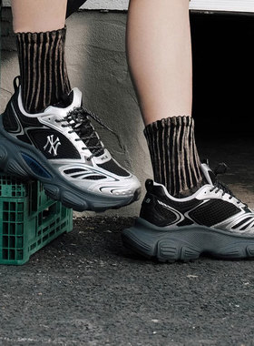 MLB官方厚底老爹鞋时尚男鞋女鞋运动鞋潮流情侣休闲鞋3ASHWD15N