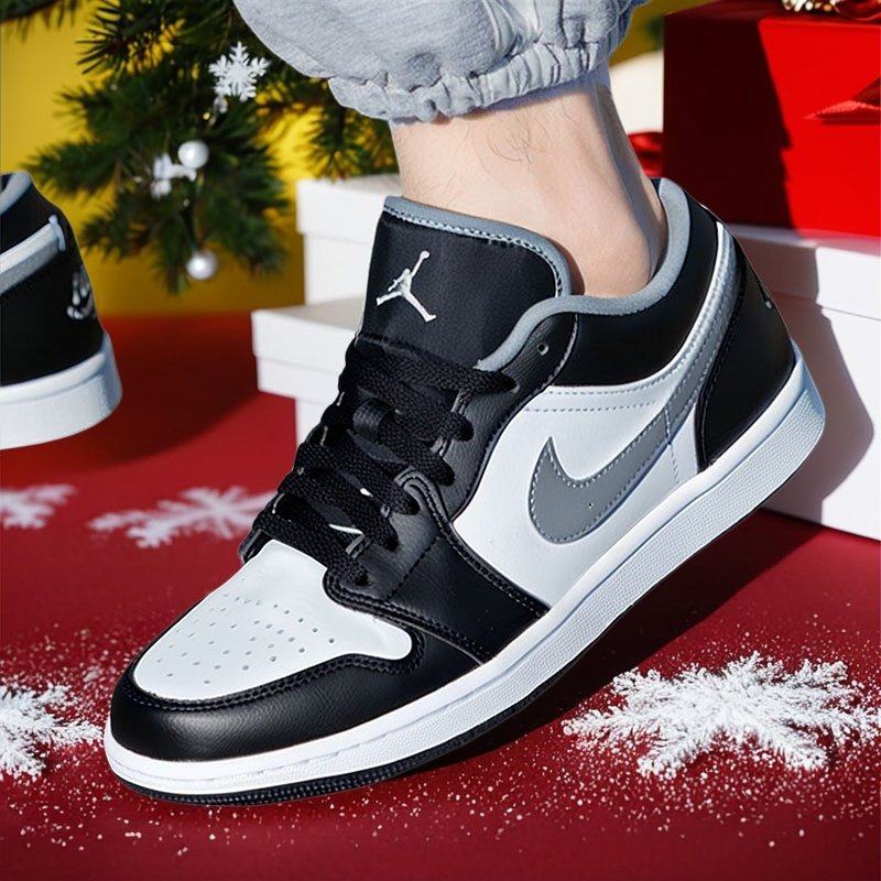 耐克aj男鞋冬季运动鞋男Air Jordan 1经典低帮休闲运动篮球鞋男板