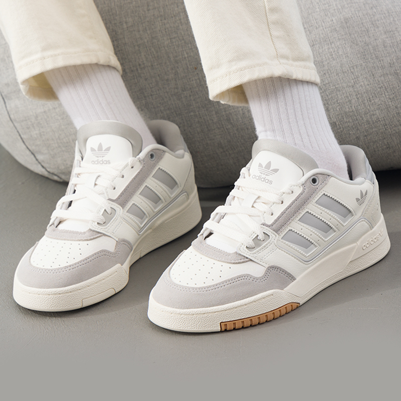 阿迪达斯三叶草男女鞋DROP STEP LOW 2.0篮球风运动休闲鞋KI3415