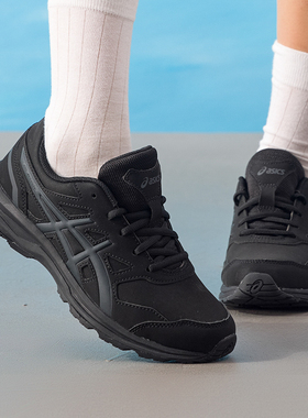 亚瑟士Asics女士休闲跑鞋25新款GEL-MISSION 3缓震透气黑色运动鞋
