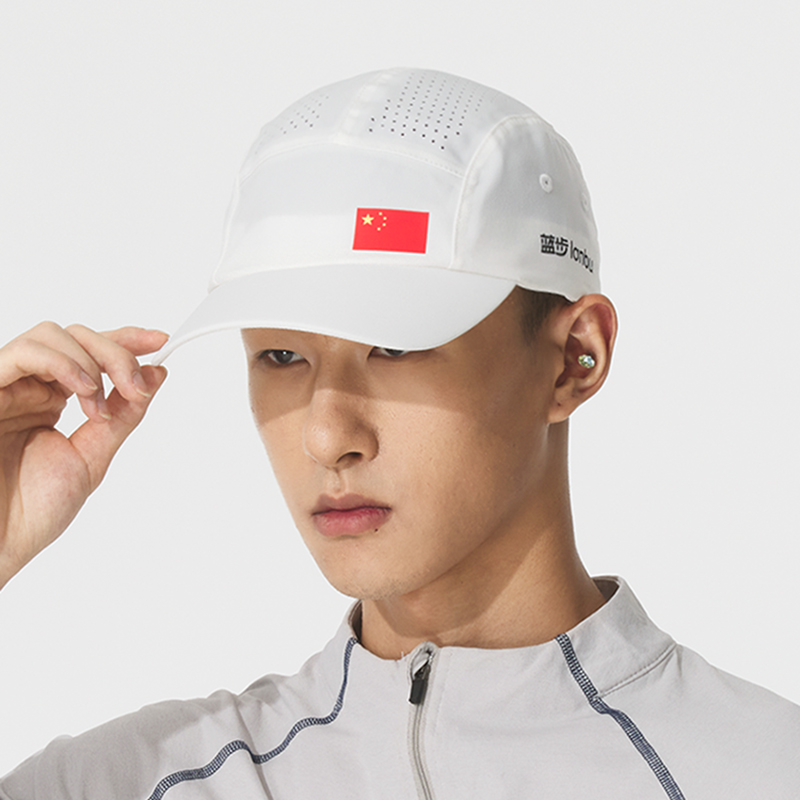 LANBU蓝步白色棒球帽男帽女帽秋季新款情侣鸭舌帽运动帽休闲帽子