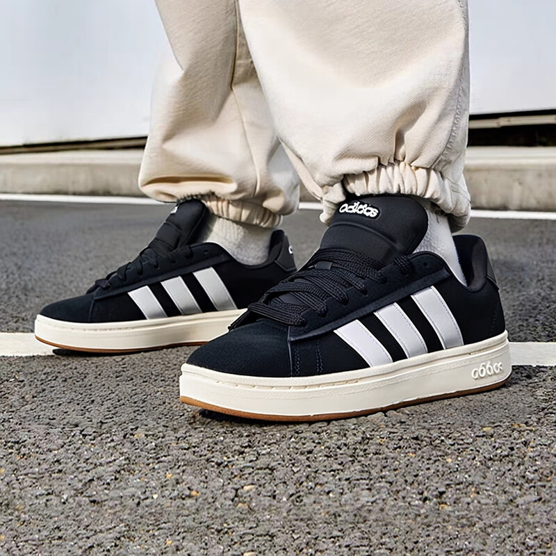 阿迪达斯男鞋2025新款运动鞋轻便透气时尚板鞋经典休闲鞋子JR0543