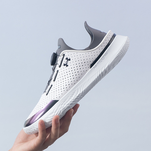 UA安德玛轻便低帮运动鞋男鞋女鞋冬季新款BOA旋钮可踩跟休闲鞋潮