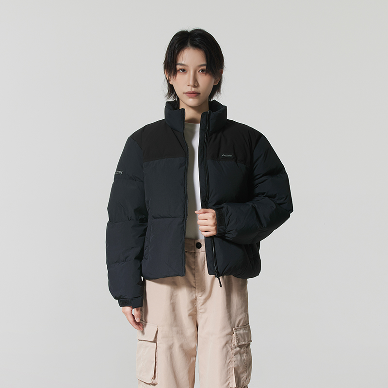 DISCOVERY立领羽绒服女2025冬季新款户外保暖运动服休闲夹克外套