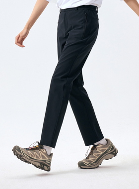 LANBU蓝步软壳长裤女裤秋冬新款黑色裤子运动裤休闲裤女士直筒裤
