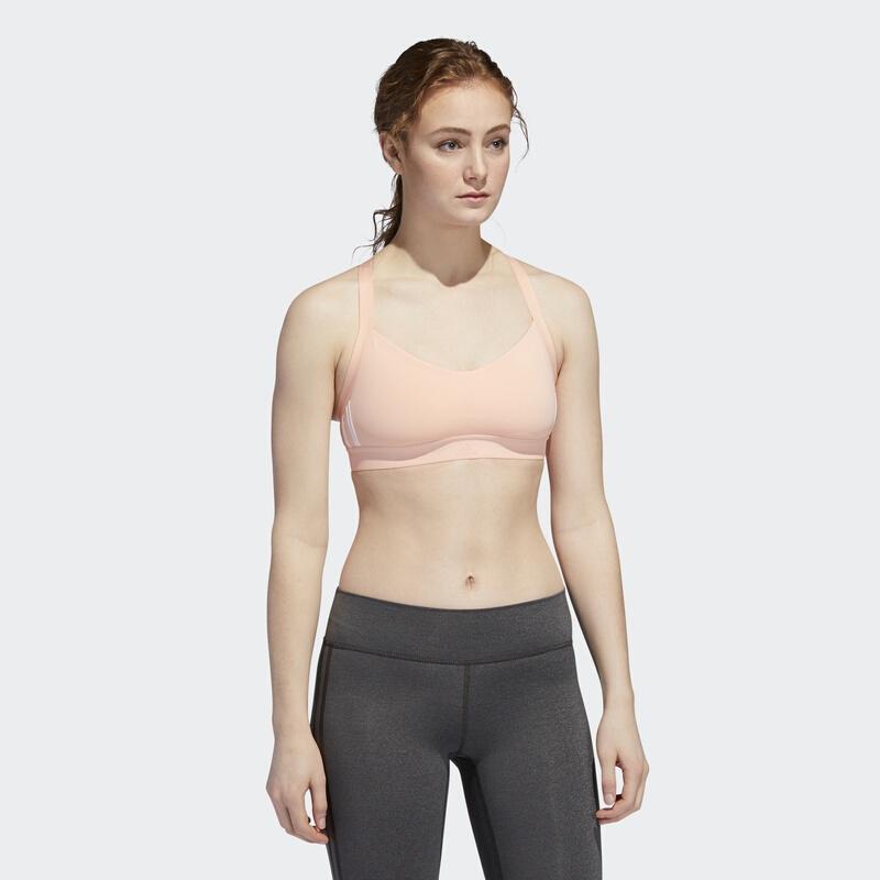 Adidas阿迪达斯正品当季女子ALL ME 3S 训练运动内衣EB3666