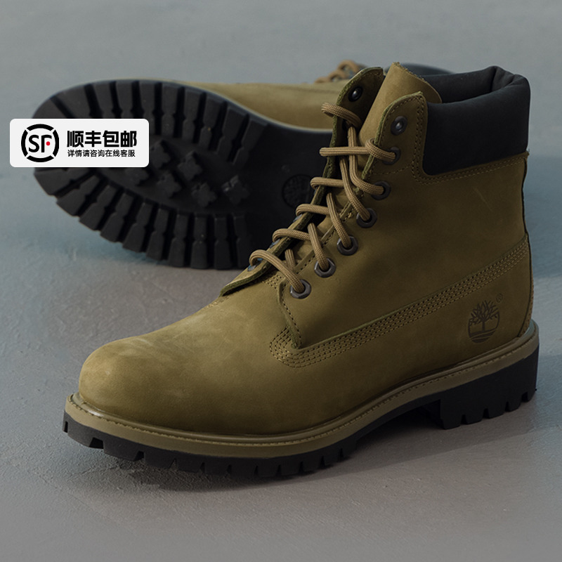 Timberland添柏岚男鞋秋季新款高帮靴户外工装靴男士马丁靴A2P6W