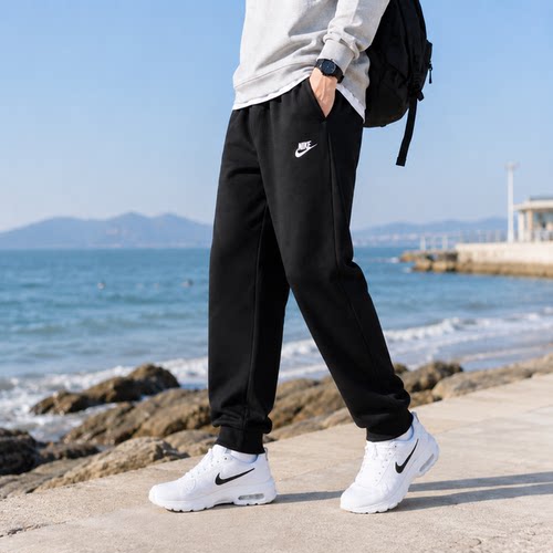 针织长裤 毛圈内里