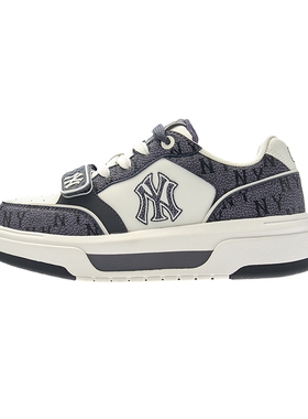 MLB张凌赫同款板鞋厚底满印老花学长鞋2025冬季新款鞋子SXP02