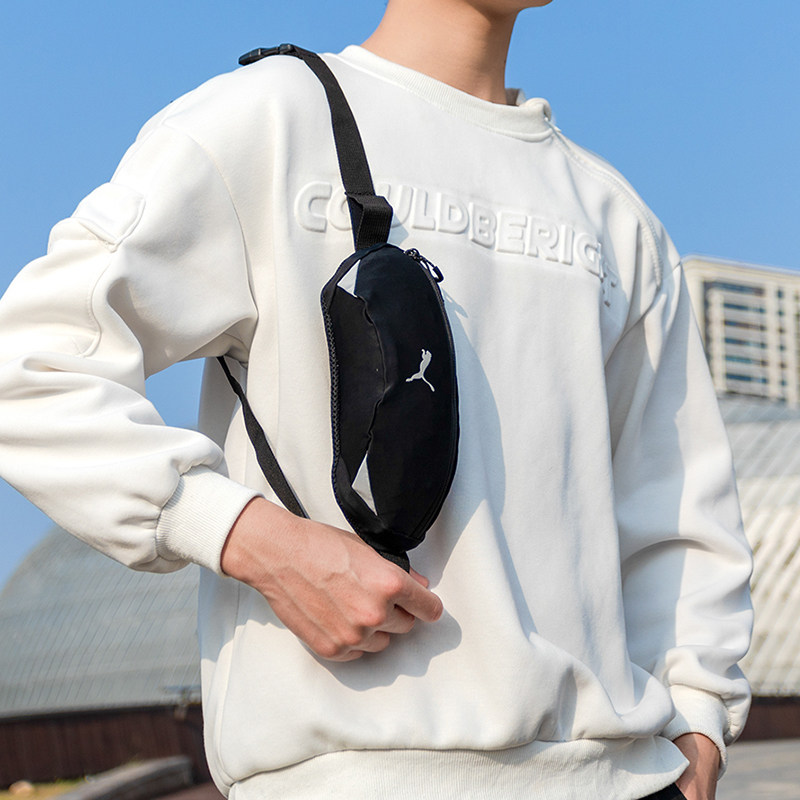 PUMA彪马腰包男包女包春季新款单肩包休闲包胸包情侣运动包078