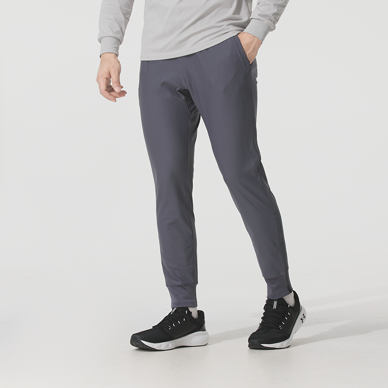 UA安德玛官方梭织长裤男子2025秋季新款健身运动裤跑步训练束脚裤