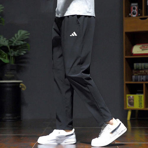 幸运叶子|阿迪达斯直筒裤男裤梭织长裤运动裤休闲裤跑步裤KC2877