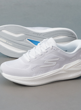 斯凯奇2026新款女士日常运动鞋减震跑鞋绑带专业跑步休闲鞋129782