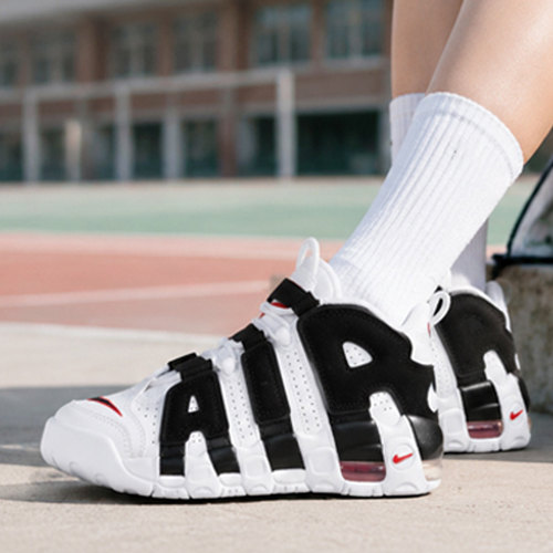 幸运叶子丨耐克女鞋Air More Uptempo皮蓬大AIR中帮休闲鞋运动鞋