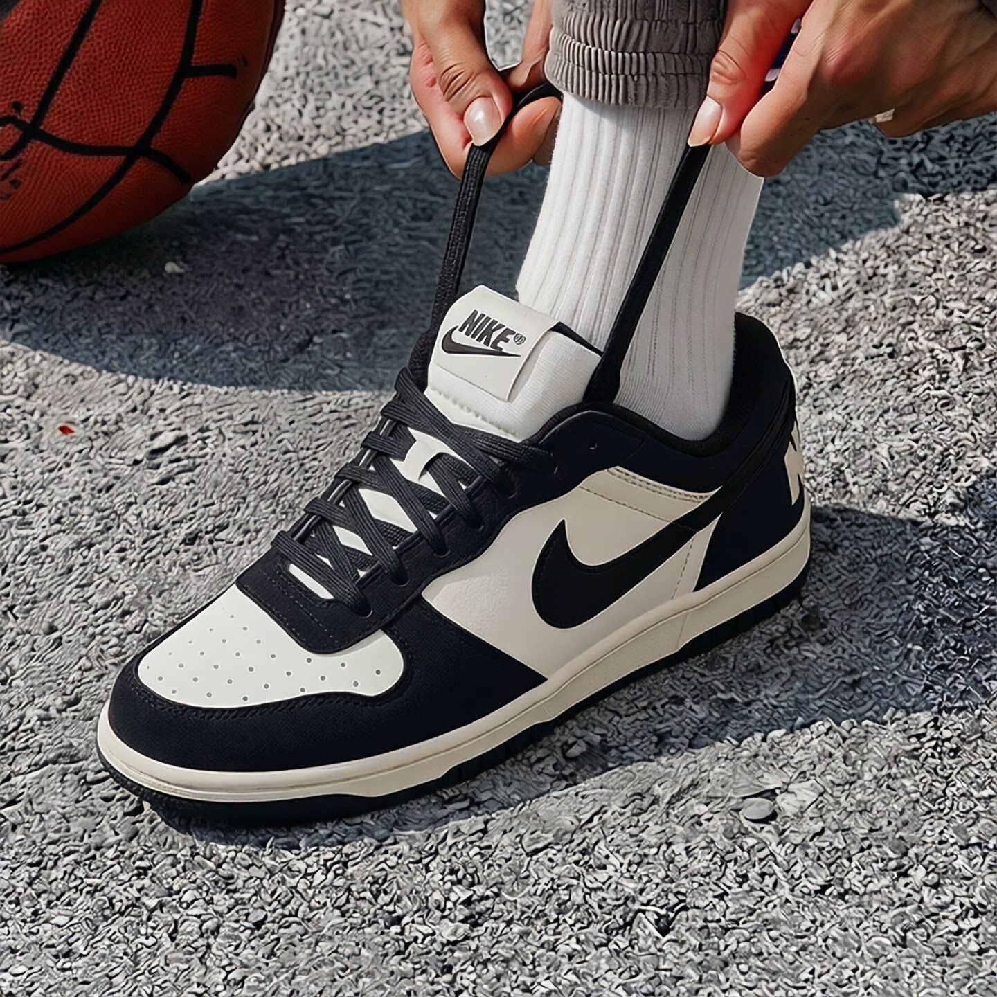 NIKE耐克经典休闲鞋男鞋秋季新款复古运动鞋时尚轻便板鞋IO4224