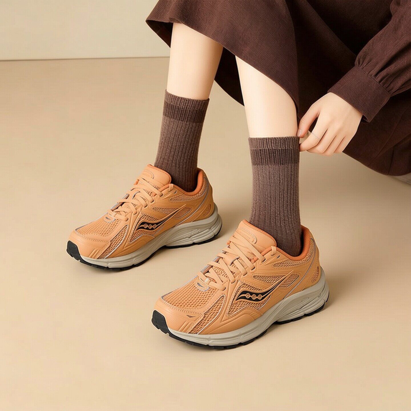 Saucony索康尼男鞋女鞋春季新款情侣低帮运动鞋复古慢跑鞋休闲鞋