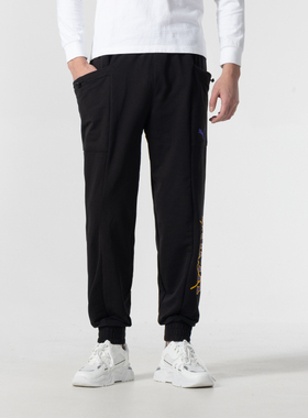 PUMA彪马针织长裤男裤冬季新款篮球运动裤休闲裤收口束脚裤685448