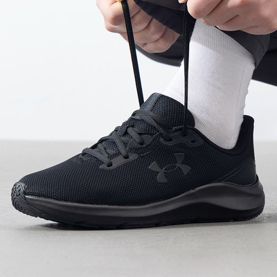 安德玛男鞋2026春季新款Pursuit 4运动健身训练鞋耐磨透气跑步鞋