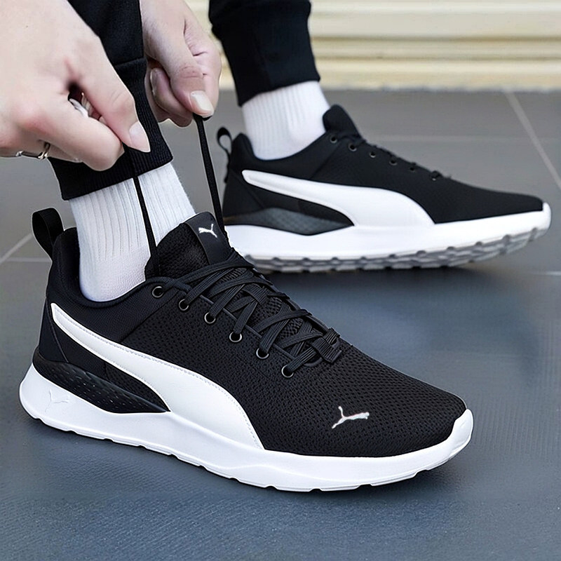 PUMA彪马男鞋女鞋2025新款低帮网面跑步鞋休闲鞋健步运动鞋371128