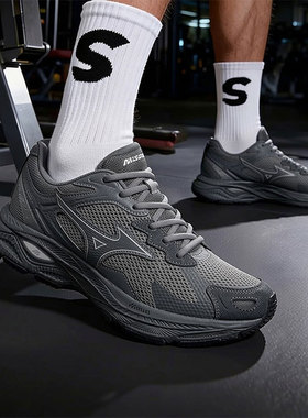 美津浓男鞋女鞋春季新款racer s运动鞋轻便透气跑步鞋潮D1GH2235