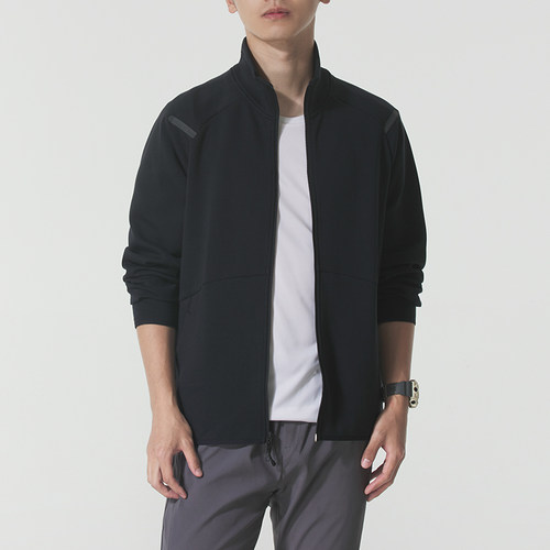 安德玛UA男装 秋季新款运动服时尚梭织立领夹克户外训练跑步外套