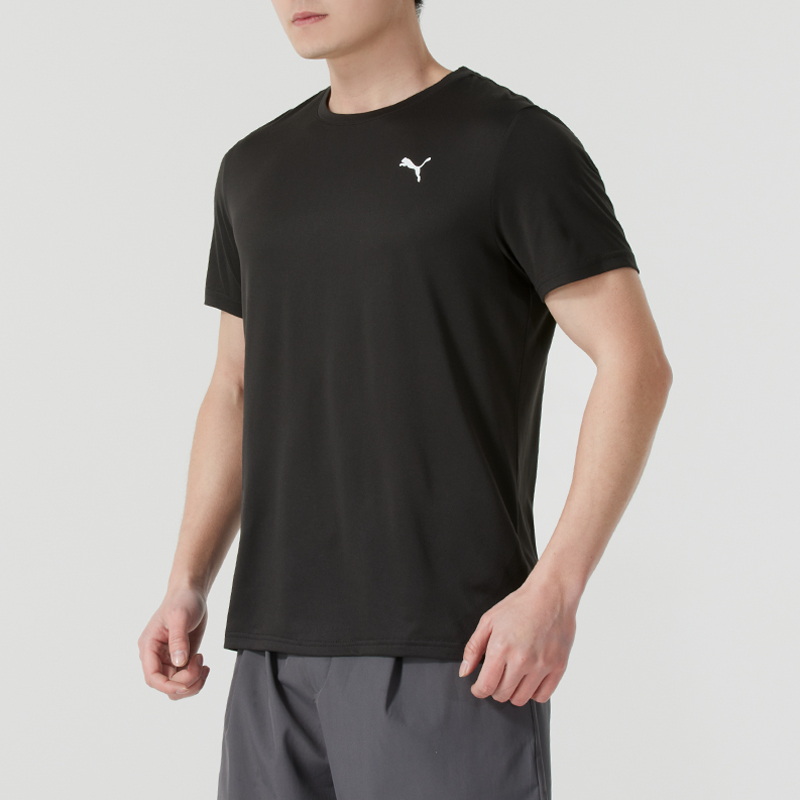 PUMA彪马快干T恤男装健身训练服男子跑步运动服透气短袖潮527344