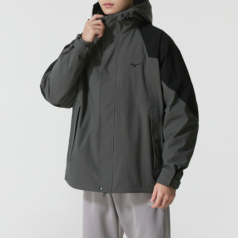 Mizuno美津浓保暖外套男装女装冬季新款抓绒三合一夹克情侣运动服