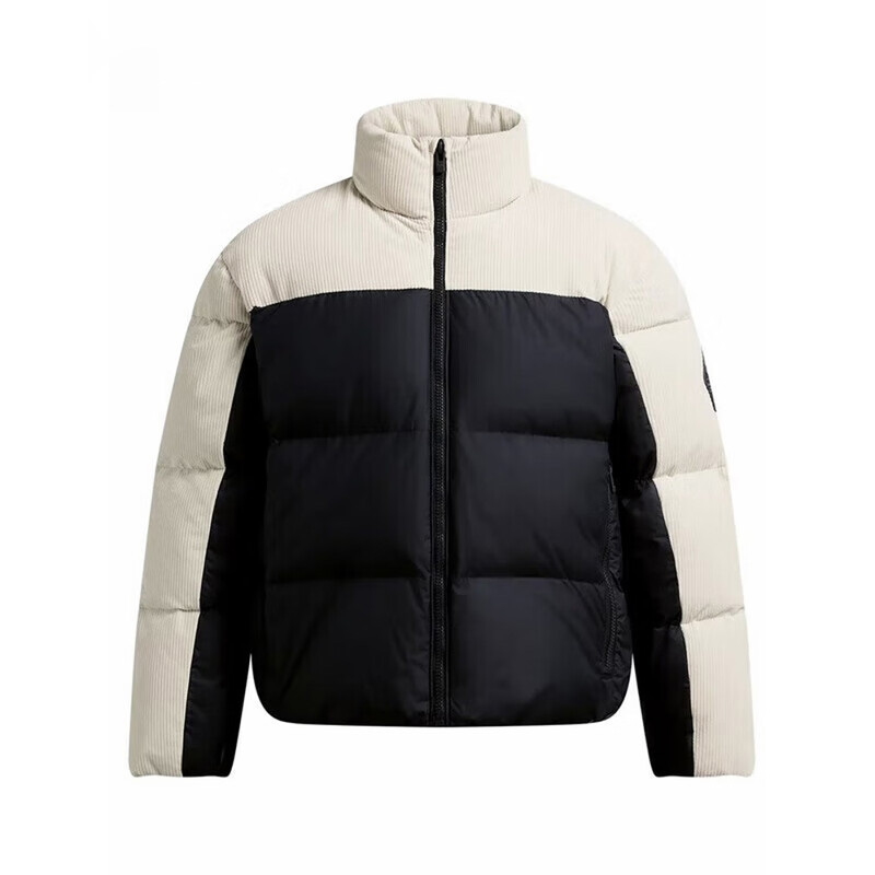 UA安德玛保暖羽绒服男冬季新款灯芯绒夹克热冬系列防寒外套运动服