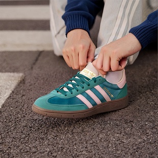 女鞋 绿色运动鞋 冬季 SPEZIAL休闲鞋 新款 阿迪达斯官网三叶草德训鞋