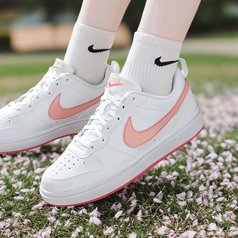 NIKE耐克官方正品女鞋板鞋秋季新款滑板鞋 COURT休闲运动鞋DV5456