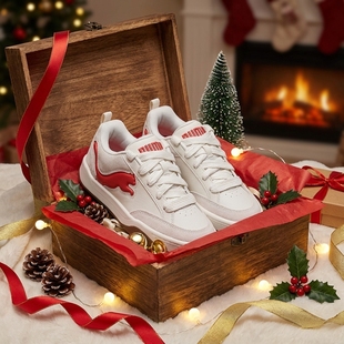 25冬季 新款 圣诞节新年款 PUMA彪马板鞋 休闲鞋 女鞋 运动鞋 395022 男鞋