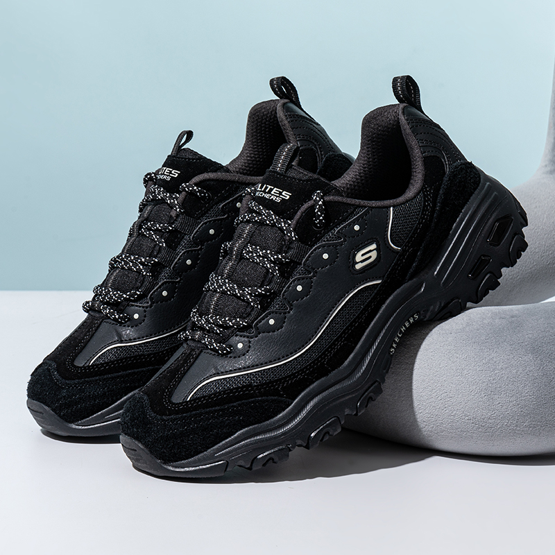 斯凯奇秋季运动鞋厚底缓震老爹鞋