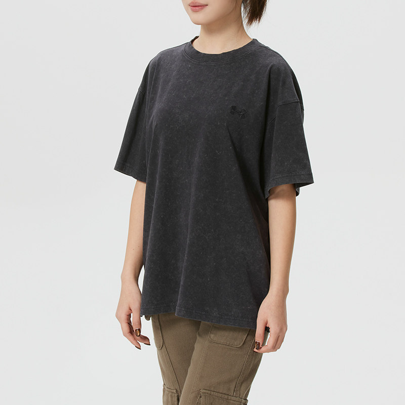 UA安德玛宽松短袖男装女装春季新款跑步运动服健身训练服透气T恤