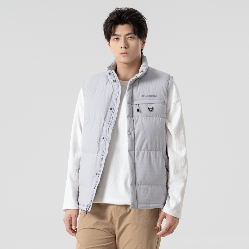 Columbia哥伦比亚秋男装 户外保暖运动服羽绒马甲背心夹克外套