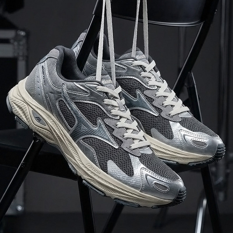 美津浓男鞋女鞋26春季新款运动鞋RACER S复古时尚缓震透气老爹鞋