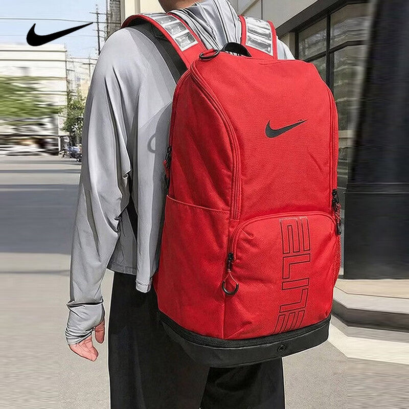 Nike耐克男包女包户外大容量气垫运动双肩背包休闲包户外包HM9