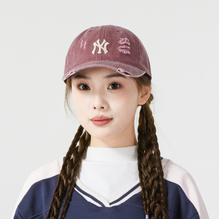 MLB官方 棒球帽运动帽鸭舌帽情侣遮阳休闲帽 帽子男帽女帽2025新款