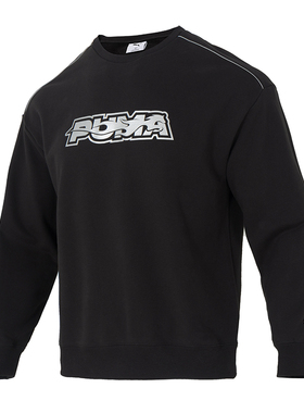 彪马PUMA卫衣男女同款2026新款RACE AHEAD CREW TERRY针织套头衫