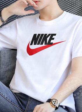 NIKE耐克男士短袖T恤正品夏季新款运动服纯棉半袖体恤男装AR5005